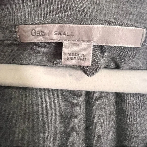 Gap Women's S Heather Gray Boat Neck Drawstring Waist Casual Maxi Dress size S - Picture 10 of 11